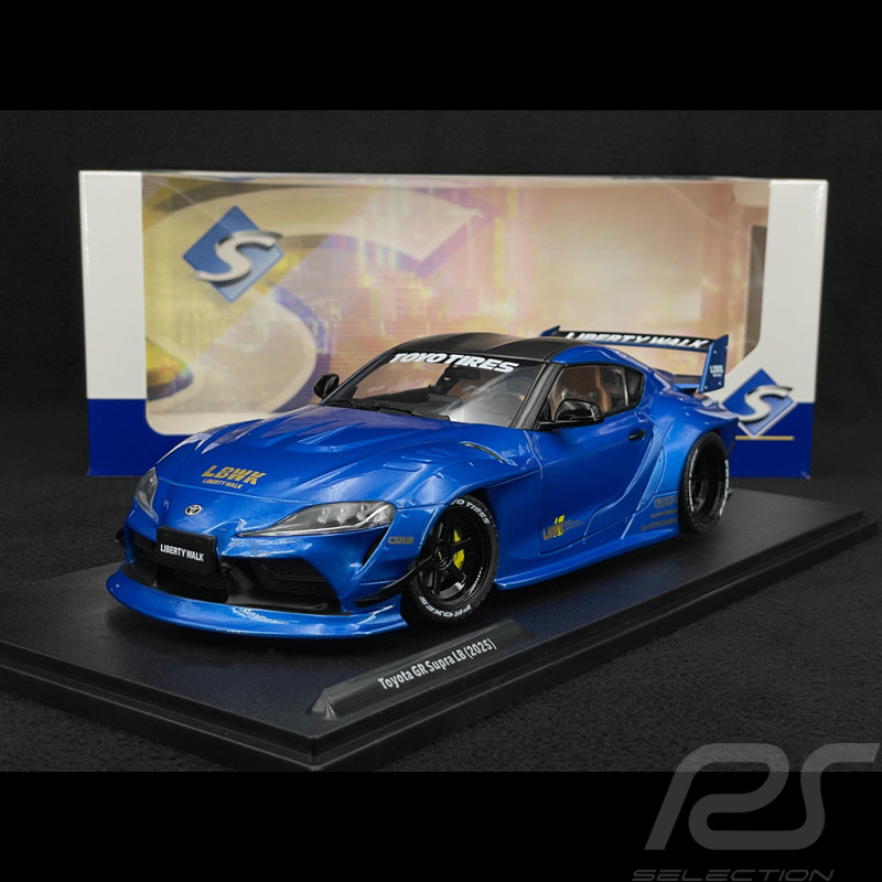 Toyota GR Supra Liberty Walk 2025 Metallicblau 1/18 Solido S1815503