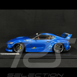 Toyota GR Supra Liberty Walk 2025 Bleu Métallic 1/18 Solido S1815503