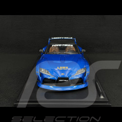 Toyota GR Supra Liberty Walk 2025 Bleu Métallic 1/18 Solido S1815503