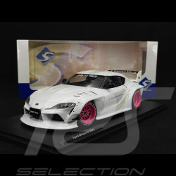 Toyota GR Supra Liberty Walk 2025 Blanc/Rose 1/18 Solido S1815502