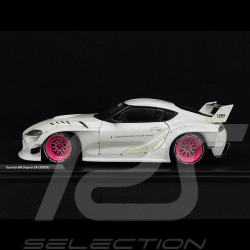 Toyota GR Supra Liberty Walk 2025 Blanc/Rose 1/18 Solido S1815502