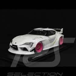 Toyota GR Supra Liberty Walk 2025 Blanc/Rose 1/18 Solido S1815502