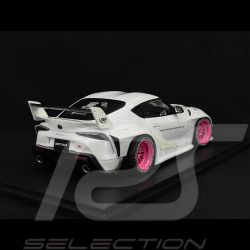 Toyota GR Supra Liberty Walk 2025 White/Pink 1/18 Solido S1815502