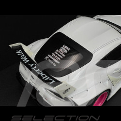 Toyota GR Supra Liberty Walk 2025 Blanc/Rose 1/18 Solido S1815502