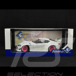 Toyota GR Supra Liberty Walk 2025 White/Pink 1/18 Solido S1815502