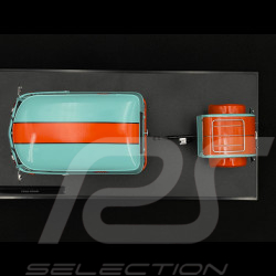 Volkswagen Gulf T1 Van Cool Combi Oil Tribute 2024 Rose / Jaune 1/18 Solido S1810908