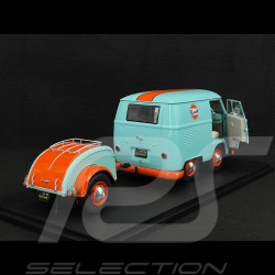 Volkswagen Gulf T1 Van Cool Combi Oil Tribute 2024 Rose / Jaune 1/18 Solido S1810908