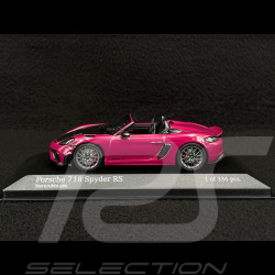 Porsche 718 Spyder RS 2023 Pack Weissach Rubystar 1/43 Minichamps 410063132