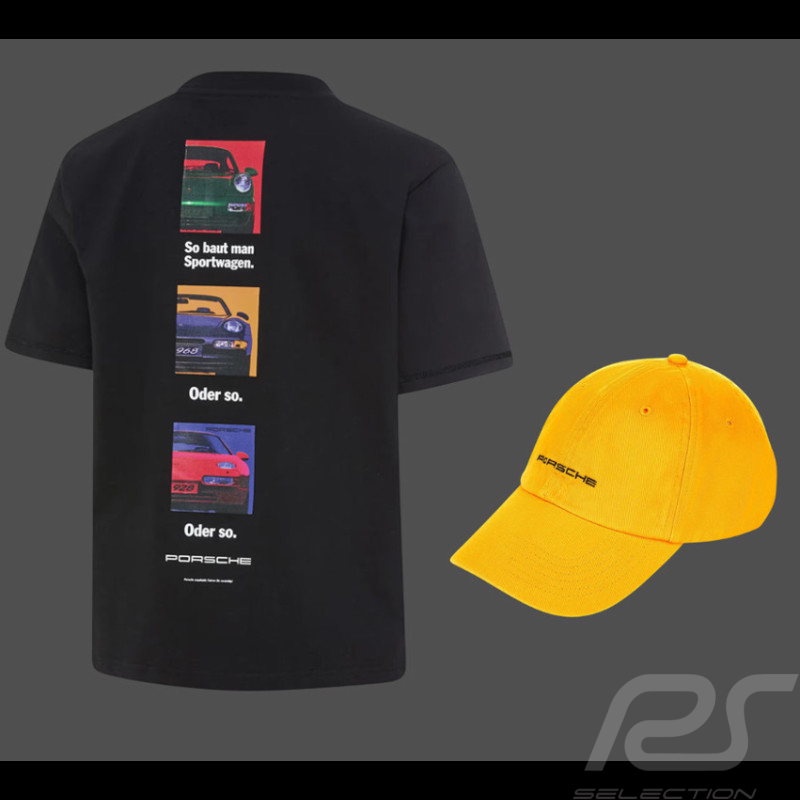 Duo Porsche T-shirt + Porsche Hat Retro Kollektion
