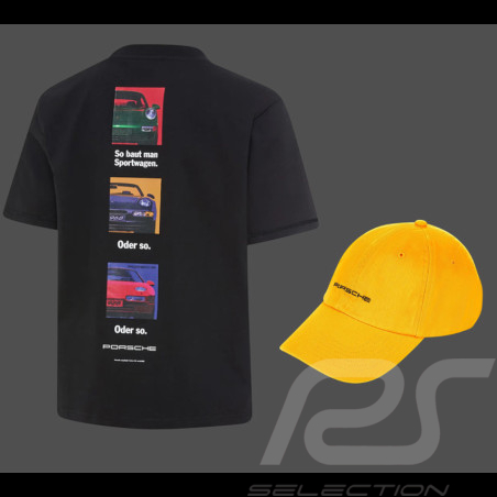 Duo Porsche T-shirt + Porsche Hat Retro Kollektion