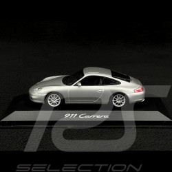 Porsche 911 Carrera 996 mkII 2002 silbergrau 1/43 Minichamps WAP02007712