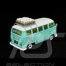 Volkswagen Combi T2 Camper 1967 Jeunes Mariés Bleu / Blanc 1/43 Corgi Toys CRG-CC02737