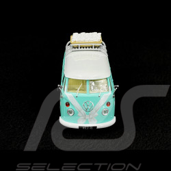Volkswagen Combi T2 Camper 1967 Frisch Verheiratet Blau / Weiß 1/43 Corgi Toys CRG-CC02737