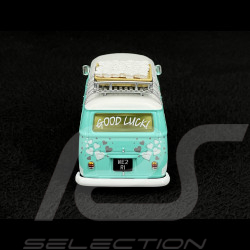 Volkswagen Combi T2 Camper 1967 Jeunes Mariés Bleu / Blanc 1/43 Corgi Toys CRG-CC02737