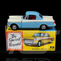 Triumph Herald Coupé 1959 Bleu Clair / Blanc 1/44 Corgi Toys CD54321018