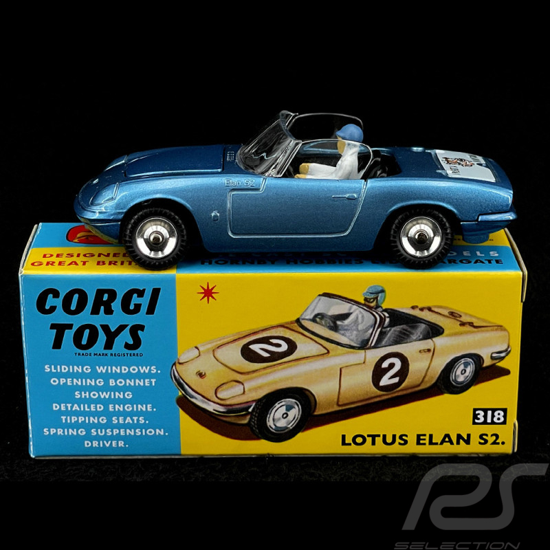 Lotus Elan S2 1997 Blue 1/42 Corgi Toys CD54321033