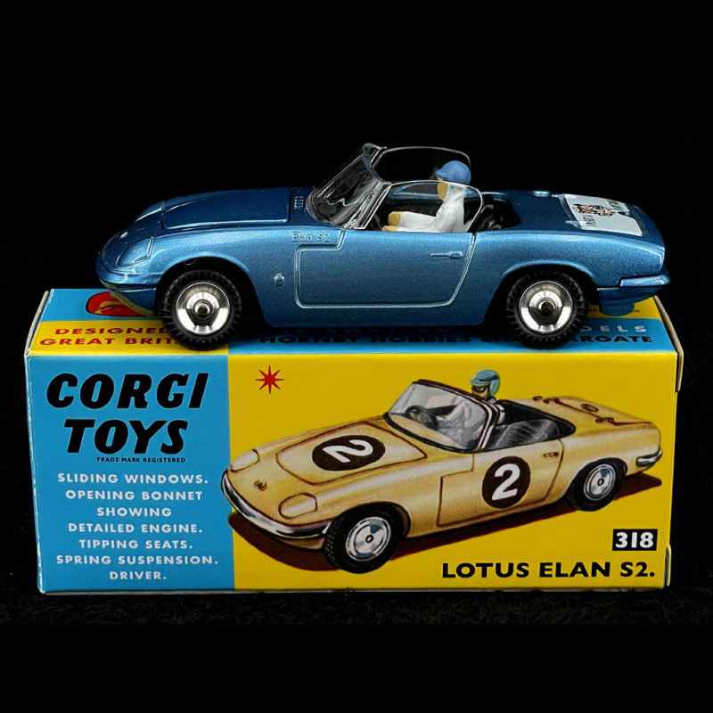 Lotus Elan S2 1997 Blue 1/42 Corgi Toys CD54321033