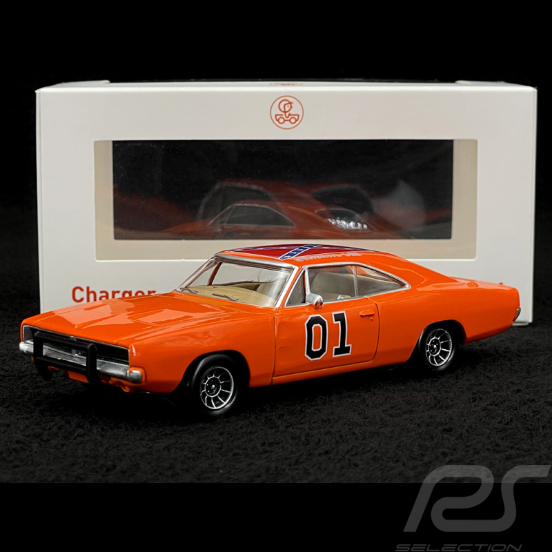 Dodge Charger 1969 General Lee Orange 1/43 Norev Jet Car 950008