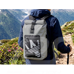 Maserati Rucksack Hybrid Grau / Schwarz
