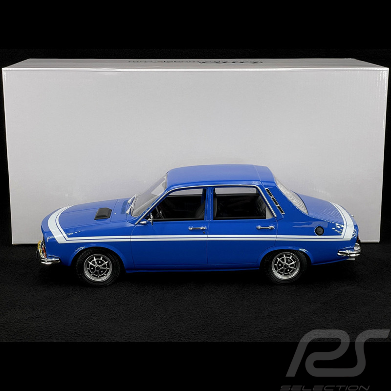 Renault 12 Gordini 1972 Bleu 418 / Bandes Blanches 1/12 Ottomobile G101