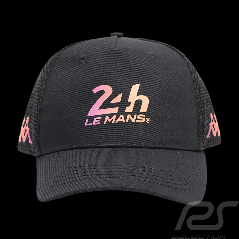 Casquette 24h Le Mans Noir / Rose / Jaune Kappa 322H18W-005 - mixte