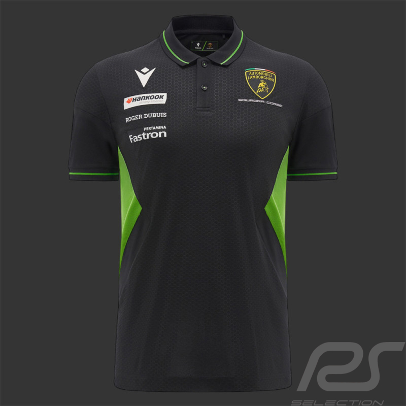 Polo Lamborghini Squadra Noir / Vert 58589407 - Homme