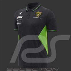 Lamborghini Polo Shirt Squadra Black / Green 58589407 - Men