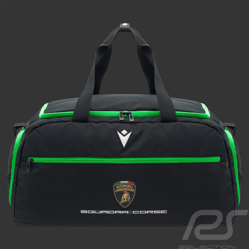 Lamborghini Sporttasche Squadra Corse Super Trofeo Schwarz / Grün 700146580001