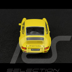 Porsche 911 Carrera RS 2.7 1973 Gelb / Schwarze Streifen Reibungsspielzeug 1/38 Welly MAP01091124