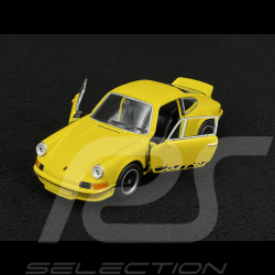 Porsche 911 Carrera RS 2.7 1973 Gelb / Schwarze Streifen Reibungsspielzeug 1/38 Welly MAP01091124