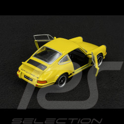 Porsche 911 Carrera RS 2.7 1973 Yellow / Black Stripes Friction Toy 1/38 Welly MAP01091124