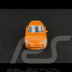Porsche 911 Carrera RS 2.7 1973 Orange / Schwarze Streifen Reibungsspielzeug 1/38 Welly MAP01091124