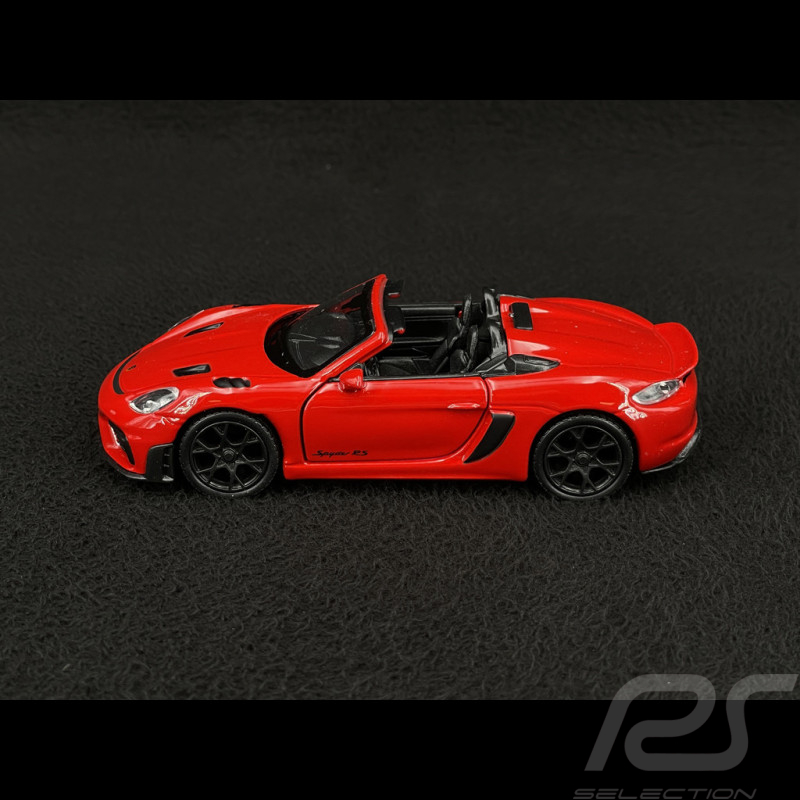 Porsche 718 Spyder RS Typ 982 2023 Rot Reibungsspielzeug 1/38 Welly MAP01072025