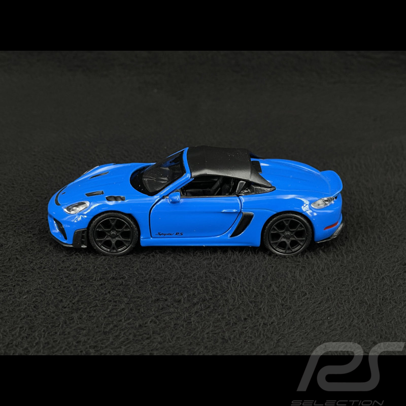 Porsche 718 Spyder RS Typ 982 2023 Blau Reibungsspielzeug 1/38 Welly MAP01072025