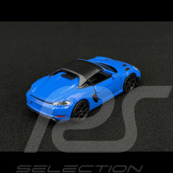 Porsche 718 Spyder RS Type 982 2023 Blue Friction Toy 1/38 Welly MAP01072025