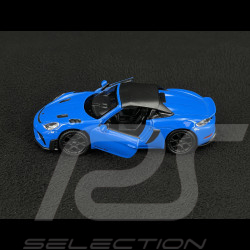 Porsche 718 Spyder RS Typ 982 2023 Blau Reibungsspielzeug 1/38 Welly MAP01072025