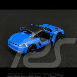 Porsche 718 Spyder RS Type 982 2023 Blue Friction Toy 1/38 Welly MAP01072025