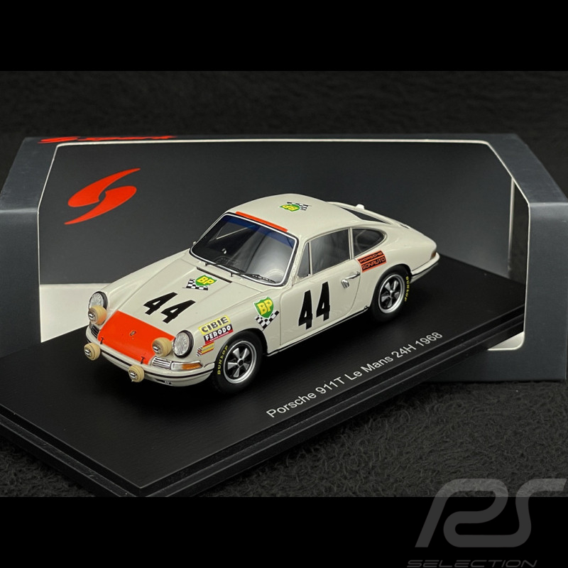 Porsche 911T n° 44 24h Le Mans 1968 1/43 Spark S9739