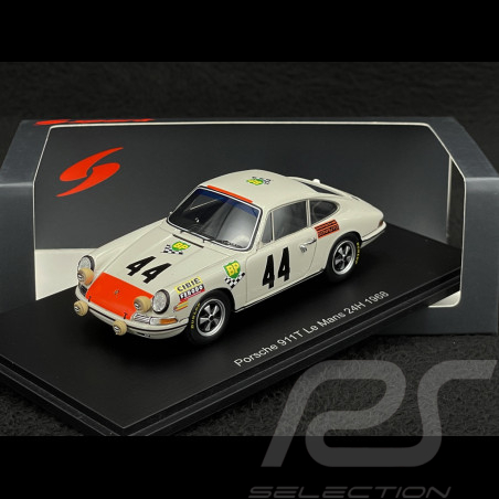 Porsche 911T n° 44 24h Le Mans 1968 1/43 Spark S9739