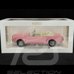 Ford Mustang Cabriolet 1965 Rosa 1/18 Norev 182812