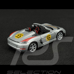 Porsche 718 Spyder RS Type 982 Panamericana n° 55 2023 Argent Jouet à friction 1/38 Welly MAP01071825