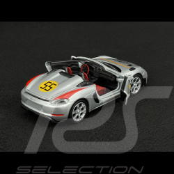 Porsche 718 Spyder RS Type 982 Panamericana n° 55 2023 Argent Jouet à friction 1/38 Welly MAP01071825