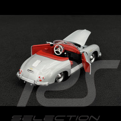 Porsche 356 A Speedster 1956 Silver / Red 1/24 Welly MAP02436623