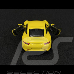 Porsche 911 Carrera S Type 991 2011 Jaune Jouet à friction 1/38 Welly MAP01024015