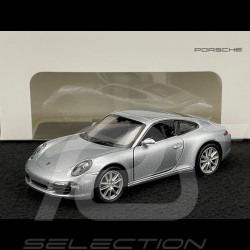 Porsche 911 Carrera S Type 991 2011 Silver Friction Toy 1/38 Welly MAP01024015