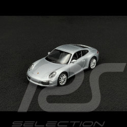 Porsche 911 Carrera S Type 991 2011 Silver Friction Toy 1/38 Welly MAP01024015