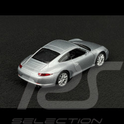 Porsche 911 Carrera S Type 991 2011 Silver Friction Toy 1/38 Welly MAP01024015