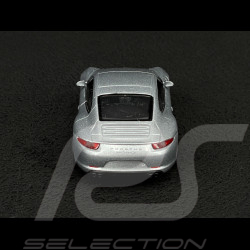Porsche 911 Carrera S Typ 991 2011 Silber Reibungsspielzeug 1/38 Welly MAP01024015