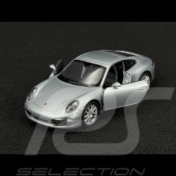 Porsche 911 Carrera S Type 991 2011 Argent Jouet à friction 1/38 Welly MAP01024015