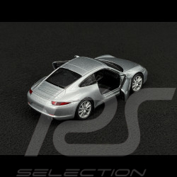 Porsche 911 Carrera S Type 991 2011 Argent Jouet à friction 1/38 Welly MAP01024015
